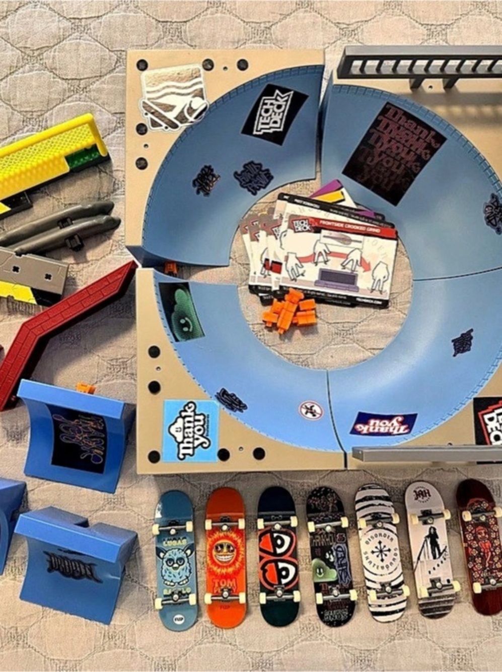 Tech Deck X-Connect Park Creator Hub and Fingerboard Bundle Fingerboard Bundle